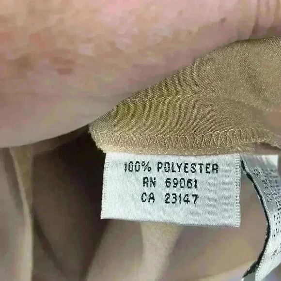 Talbots petite faux‎ suede brown tan women’s button up shirt size P Fall Soft - Picture 4 of 7